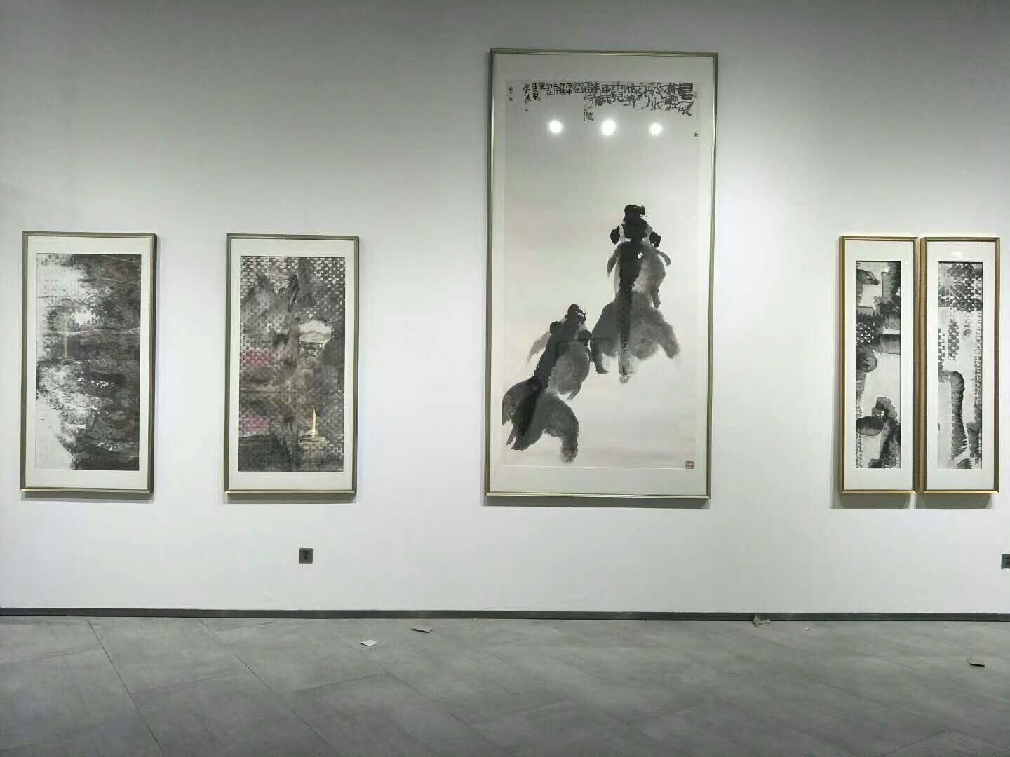 壹方城保利藝術(shù)中心李漁畫展展場設(shè)計(jì)布置